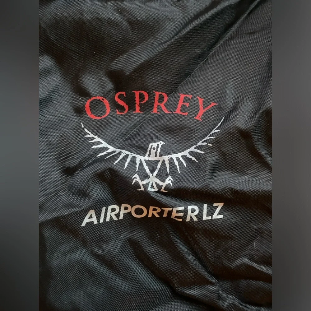 Osprey Airporter LZ Black Large 70-110L Packable Duffel Bag Durable Ultralight